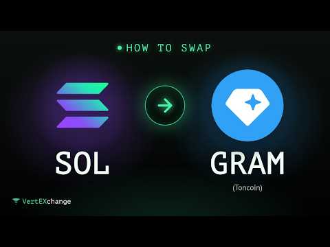 How to Swap SOL to GRAM (Toncoin) — Step by Step, No Sign-Up