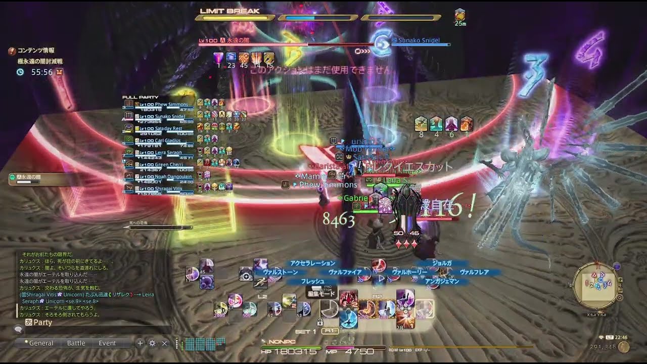 ファイナルファンタジーXIV 極永遠の闇討滅戦 D3/赤魔導士