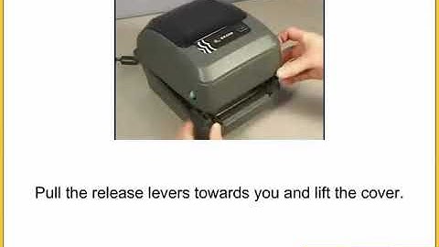 Zebra GX430t Loading Roll Media | Accept UK