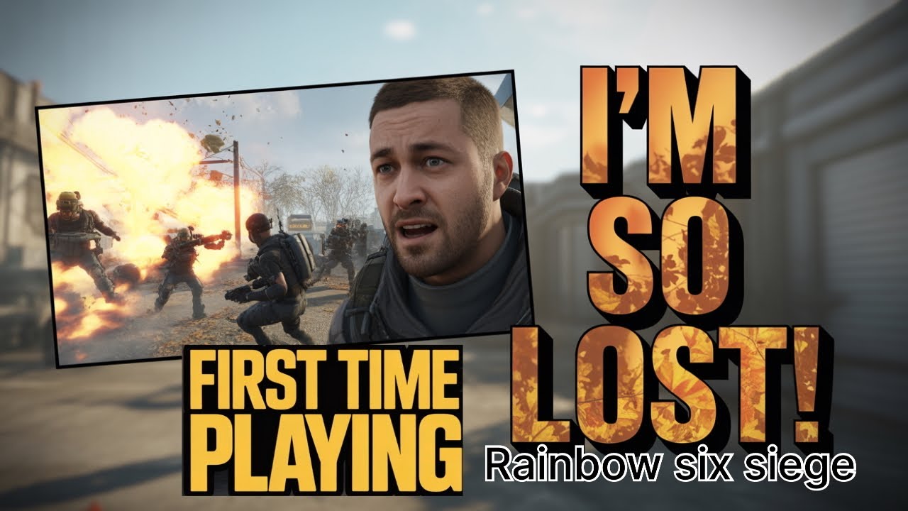 playing rainbow six siege for the 1st time - YouTube