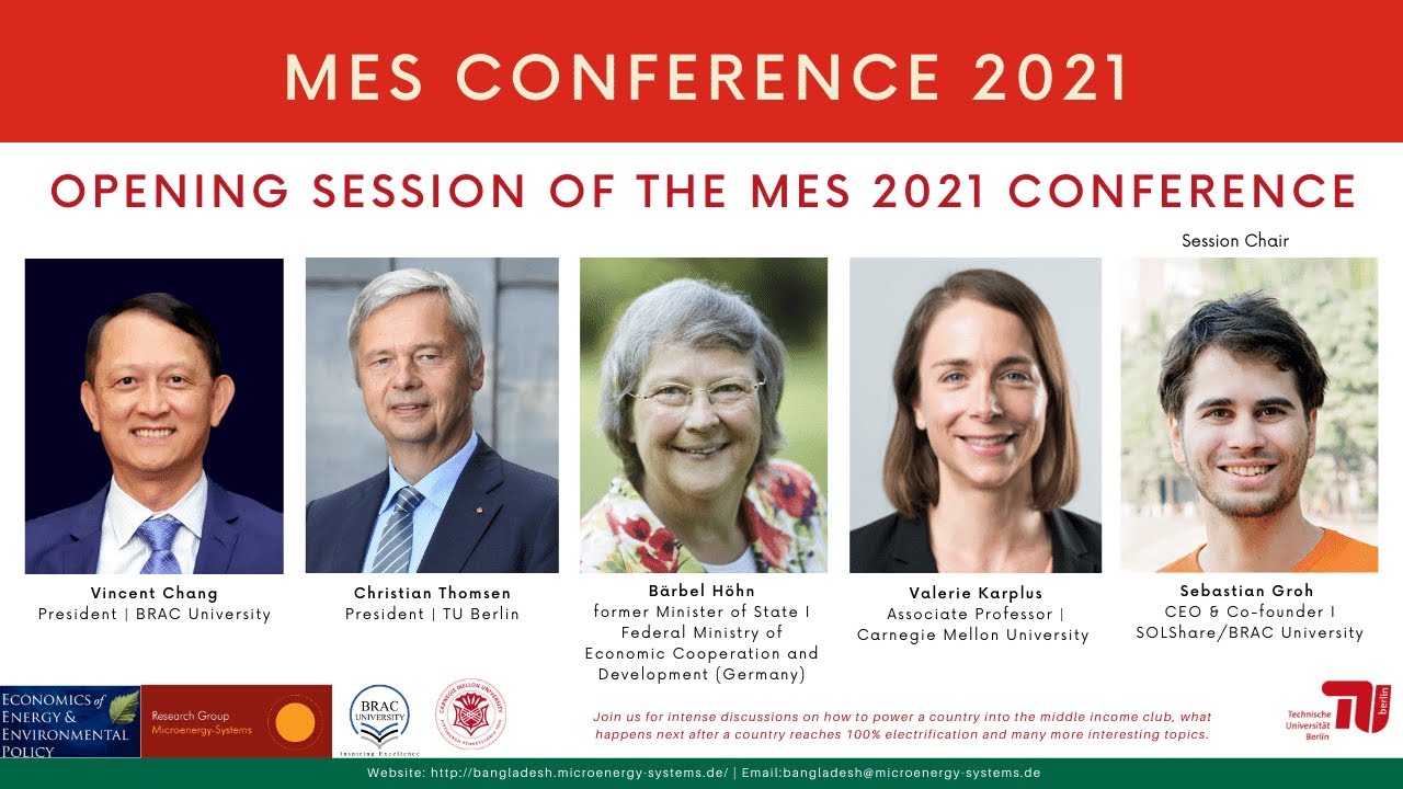 Opening of MES 2021 | 2021 MES Conference