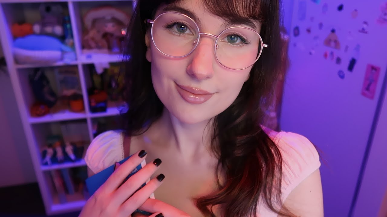 asmr ear to ear whispered reading that you can feel ✨ (long video for sleep)