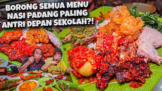 NASI PADANG MURAH PALING ANTRI TERSEMBUNYI DEPAN SEKOLAH YG PUNYA ASLI ORANG PADANG
