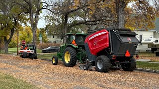 Bozeman Fall leaf clean up operations 2024