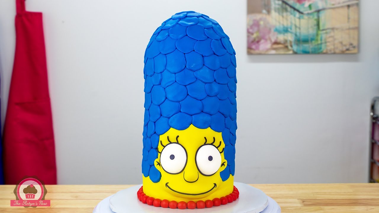Marge Simpson Birthday Cake Youtube 