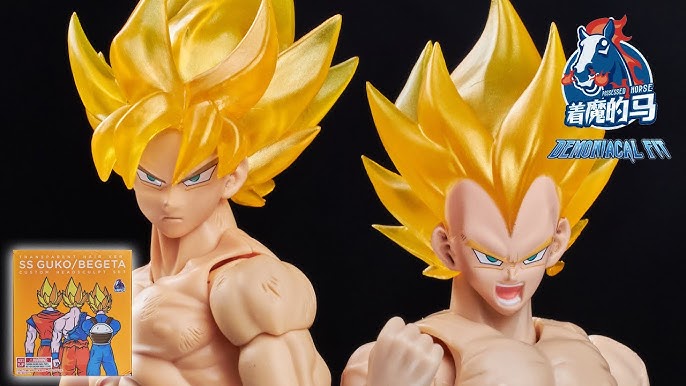 Demoniacal Fit - SS Blue Evolution headsculpt set for SHF Vegeta New Goku