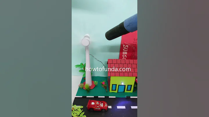 wind energy working model - shorts - howtofunda