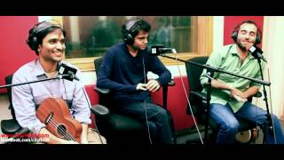 co-VEN and Usman Riaz in the CityFM89 Studios on Rush Hour with Munizeh