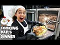 COOKING CHICKEN DINNER FOR MY DAD!!