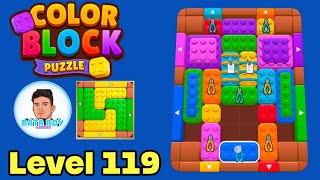 Color block puzzle 3d jam level 119 solution walkthrough  screenshot 5
