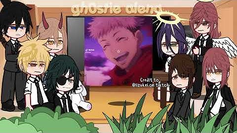 Chainsawman react to m!y/n as yuuji itadori // short// work in progress // — gh0stie alena