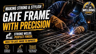 How To Make a Strong & Stylish Gate Frame | Professional Welding Process | Welding Expert
