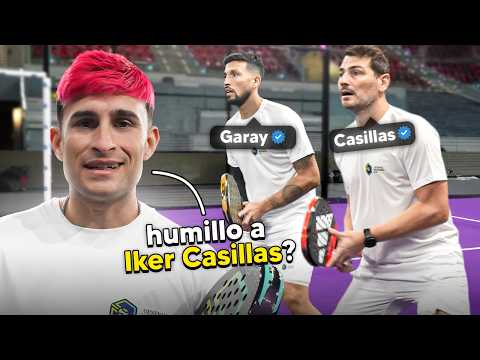 PARTIDO de PÁDEL VS IKER CASILLAS, GARAY, REAL MADRID - ¿Les Gano?