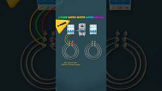 3 phase water heater wiring method