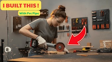 DIY Angle Grinder from PVC Pipe – Fast & Easy Build