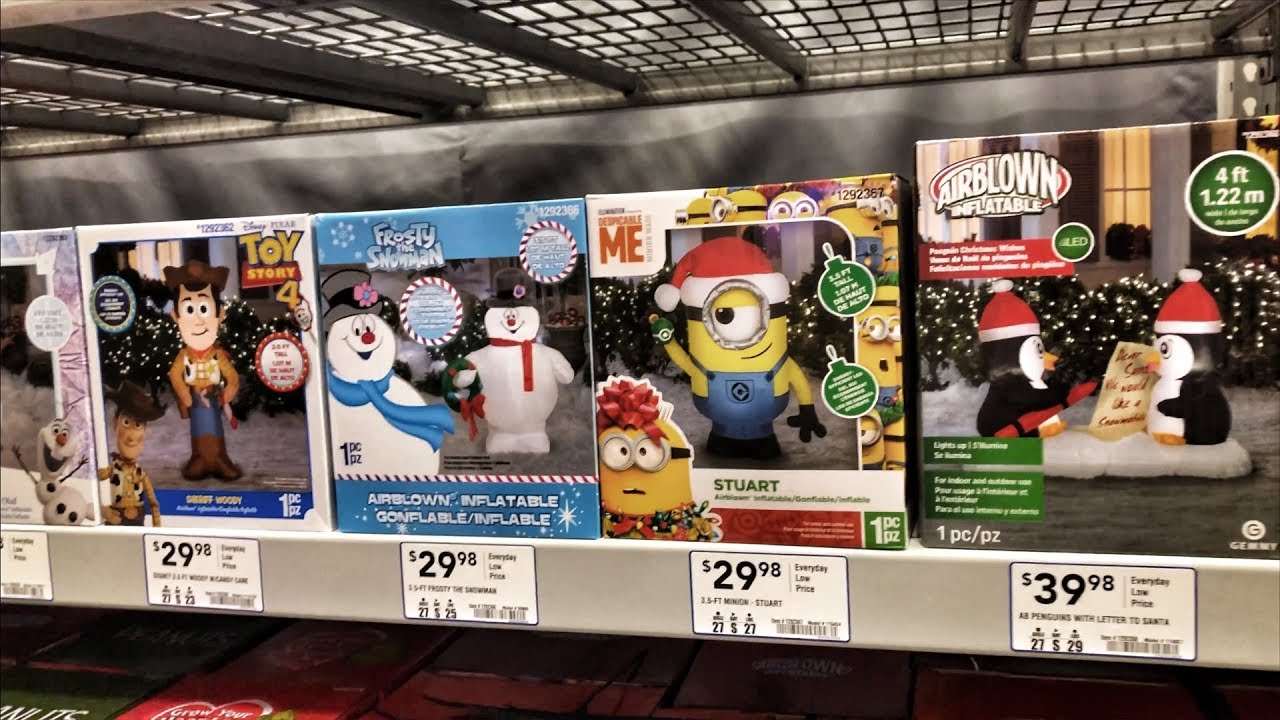 2019 Christmas Inflatables At Lowe's YouTube