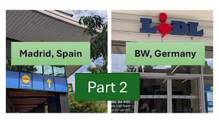 Part 2 – Lidl Prices in Madrid vs Germany  | Grocery Comparison 2026