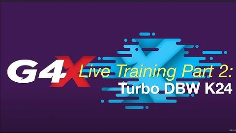Link G4x Live Training Part 2: Turbo DBW K24 Honda Civic | Evans Performance Academy