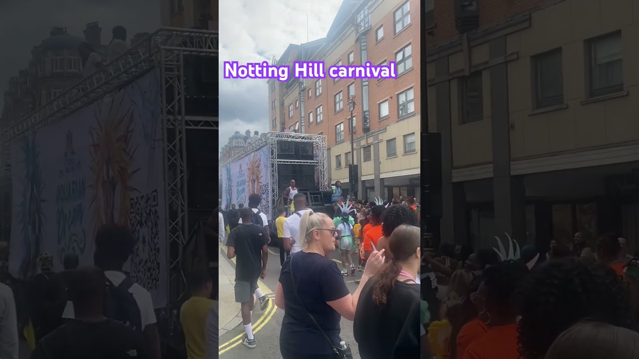 Soca sound system at Notting Hill carnival 23 