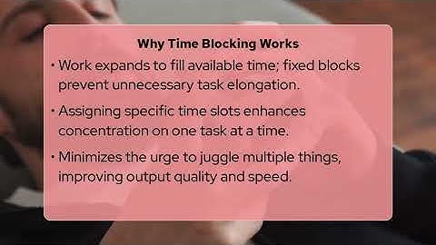 How To Start Time Blocking Your Day?