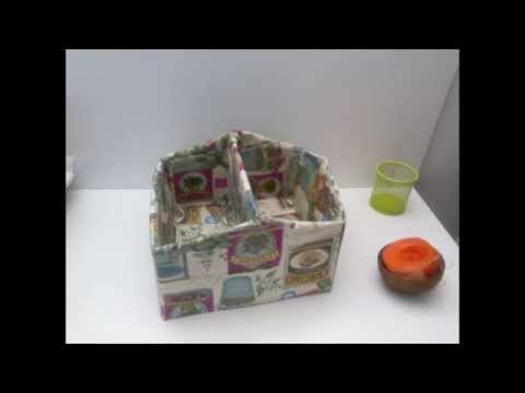 Cómo convertir una caja de cartón en una canasta para decorar tu hogar • Tu  Hogar México