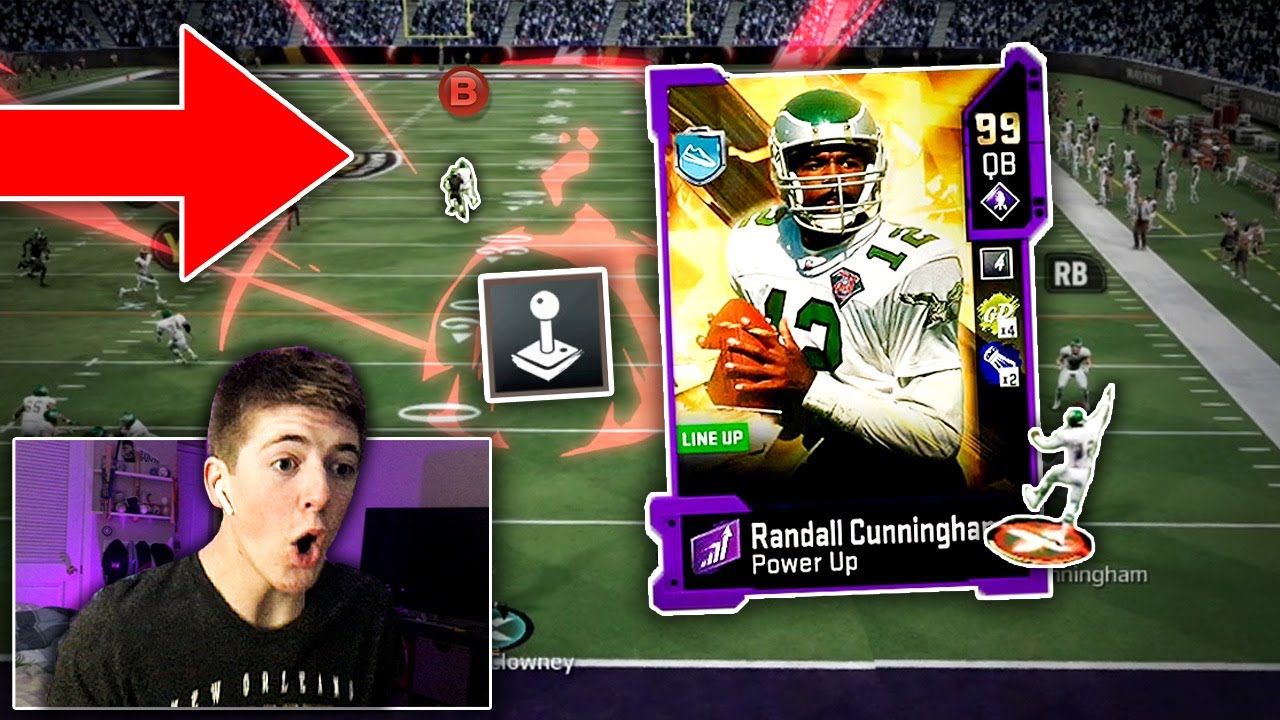 EA gave *99* Randall Cunningham HUMAN JOYSTICK... Madden 20 Ultimate Team