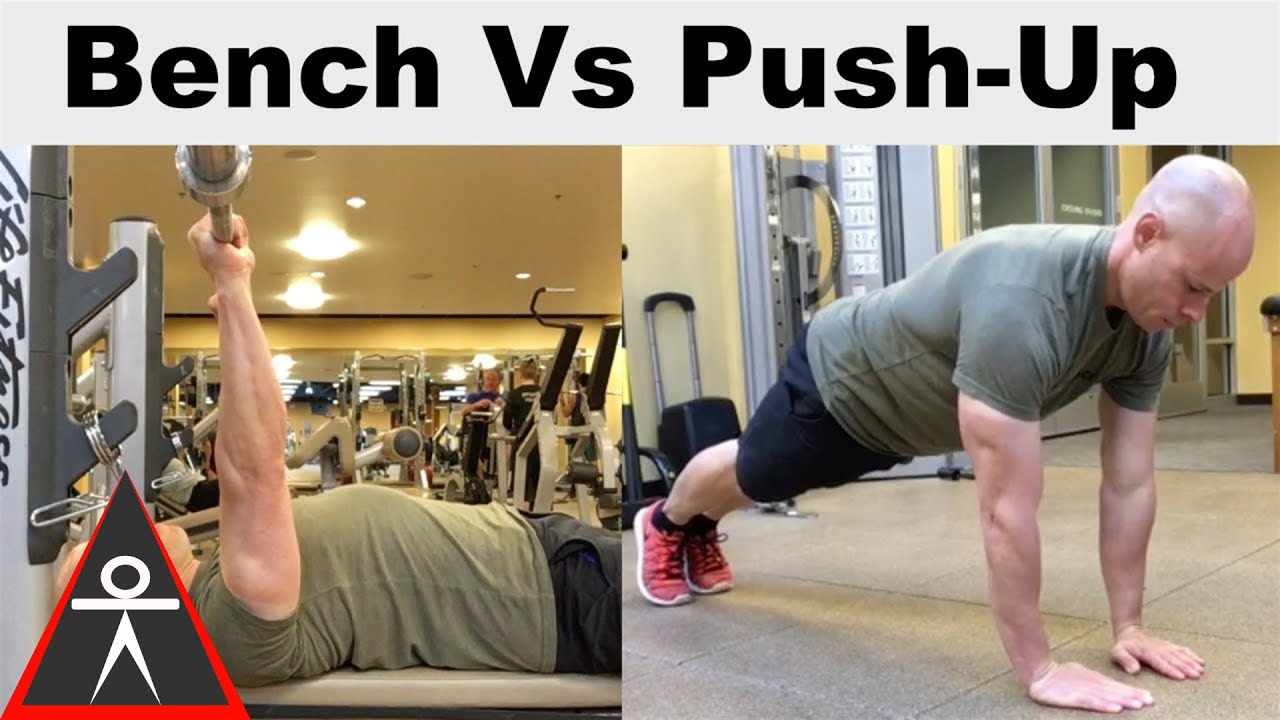 Día del Niño feo legación Bench Press vs Push-Ups The Differences you Need to Know - YouTube