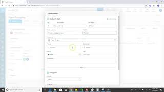 Add New Company Contact