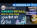 [COMPLETED]How to Join Scallop Airdrop on SUI step by step guide in Hindi