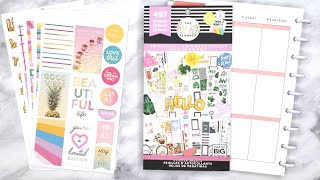 Plan With Me - MAMBI: Color Story SUMMER | CLASSIC Happy Planner 2020 | Memory Keeping Planner Setup