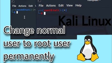 Change normal user to root user | Kali Linux