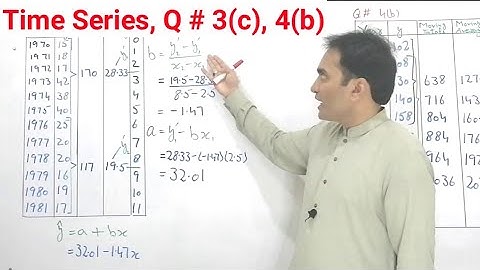 Time Series | Lecture # 7 | Semi Averages , Moving Averages | Statistics Tutorials By Muhammad Usman