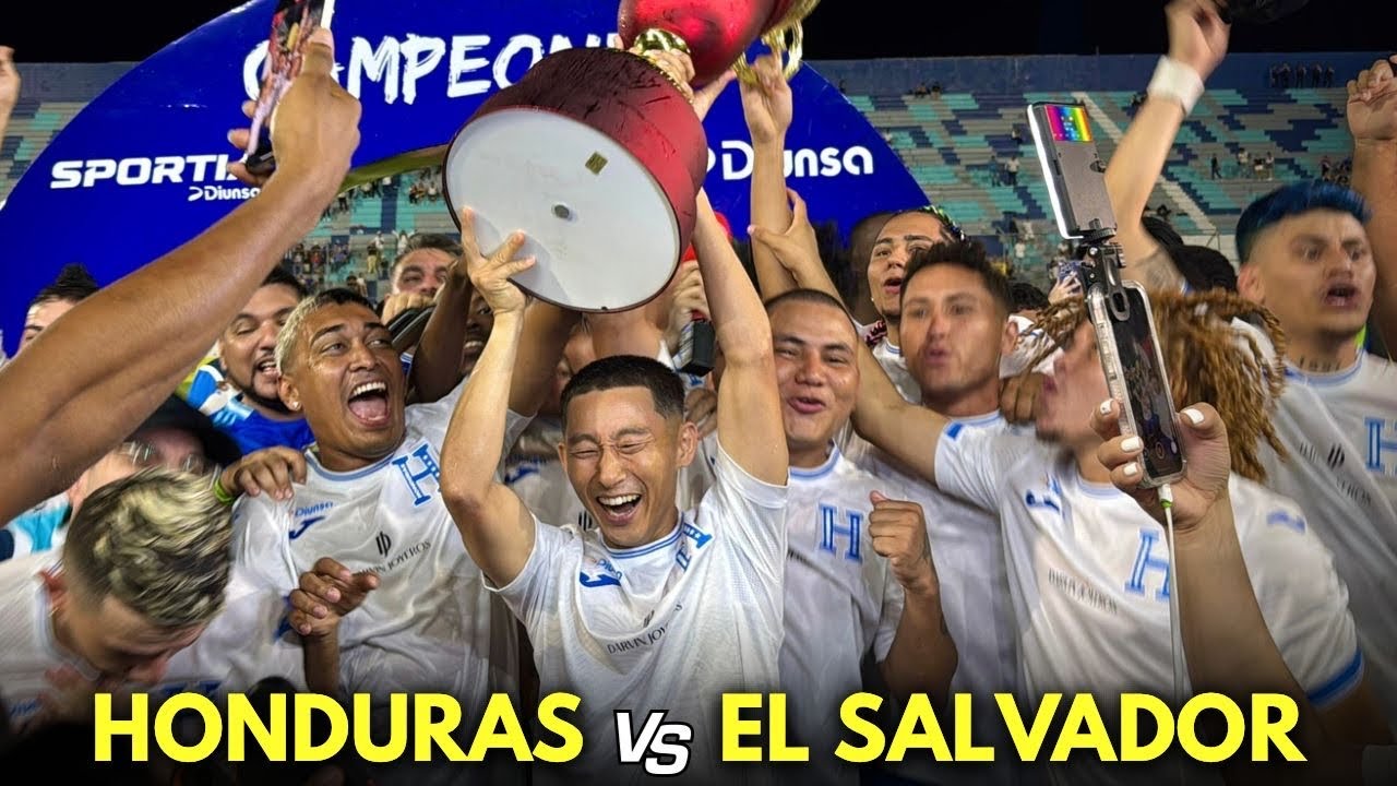 Detrás de cámaras en la revancha Honduras vs El Salvador influencers