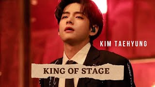 V Bts - Taetae Dance Battle King Of Stage Taehyung Stage Performance & Facial Expression