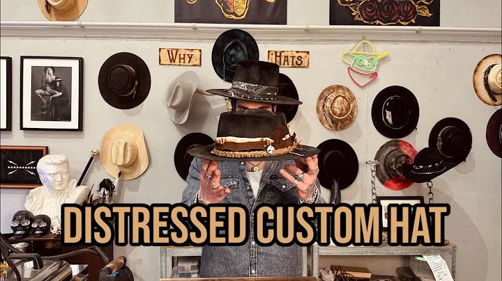 MAKING A DISTRESSED CUSTOM HAT - FULL PROCESS