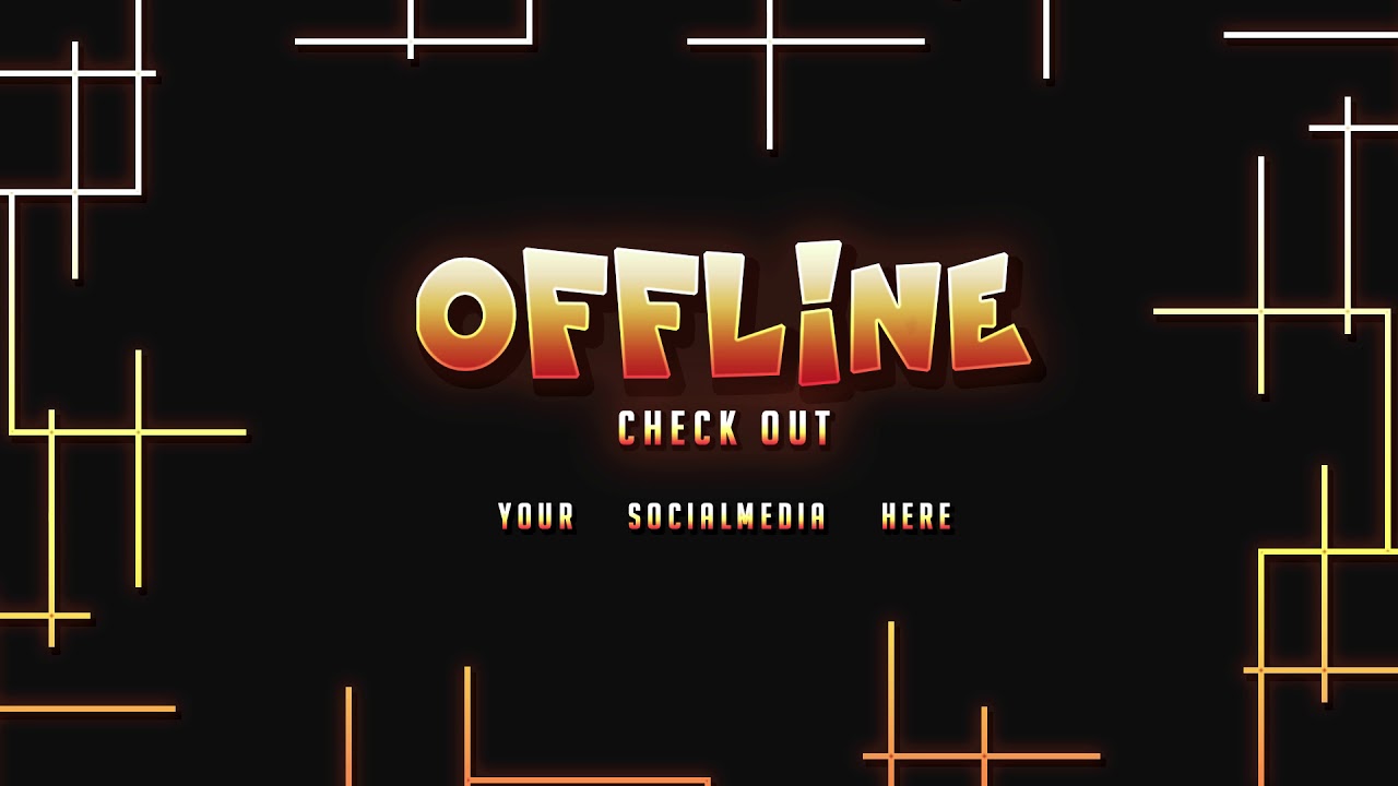 Free Twitch Offline Screen Template - Templates Printable Download