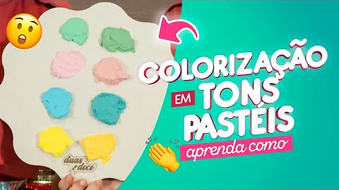 Como usar cores pastéis?