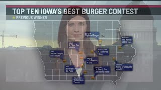 Best Burger in Iowa Top Ten list released