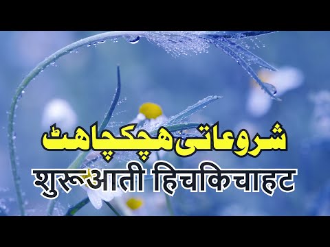 شروعاتی ہچکچاہٹ || शुरूआती हिचकिचाहट