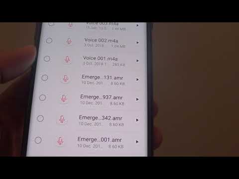 Samsung Galaxy S9 : 문자 메시지로 오디오 클립을 보내는 방법