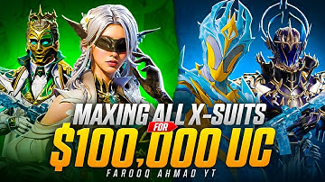 Maxing out All X-Suit | 🔥 PUBG MOBILE 🔥