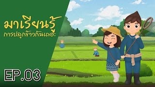 มาปลูกข้าวกันเถอะ EP.03 | การ์ตูน-สื่อการเรียนรู้สำหรับเด็ก