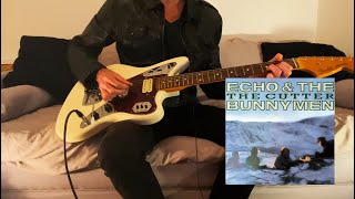 Video thumbnail of "The Cutter Echo and the Bunnymen guitar cover demo Fender Jaguar Boss GT6"