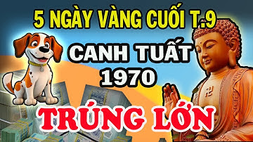 Khổ Tận Cam lai, CANH TUẤT 1970 Xuất hiện 5 ngày Cực Tốt, GIÀU LÊN Chóng Mặt, Sạch Nợ Từ Nay