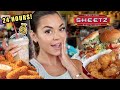 Eating at SHEETZ GAS STATION for 24 HOURS!