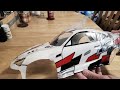 Pandora Toyota ZN6 GT86 FRS RC Drift body gets some paint
