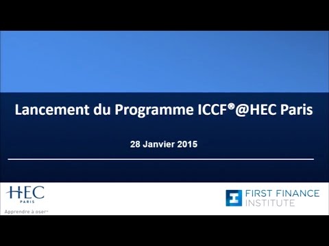 HEC Paris Executive Education et Fisrt Finance Institute: classe live ICCF