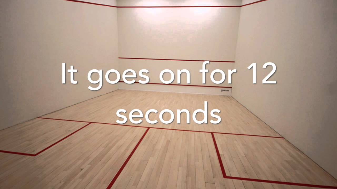 Sound Test Squash Court YouTube