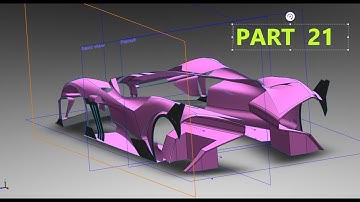 how to design Bugatti Bolide in solidworks part 21
