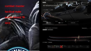 combat master  fastest tactical nuke (16 secs)